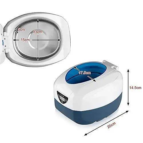 Ultrasonik Temizleyici Beyaz 750ml Ultrasonic Cleaner 40Hz GT SONIC