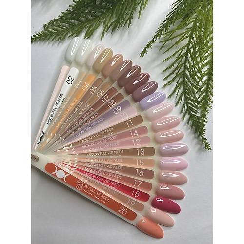 Moon Full Kalc Oje Yar effaf Nude Toz Pembe No:13