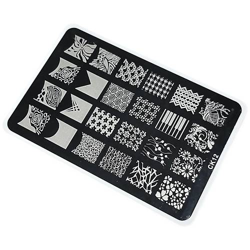 Nail Art Stamping Bask Plakas Byk Boy XL CK12