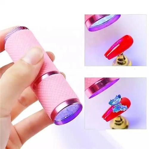 Mini Uv Led Lamba Trnak Kurutucu Led Lamba Pembe