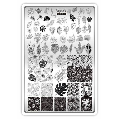 Takida Stamping Bask Plakas XL Yapraklar 04