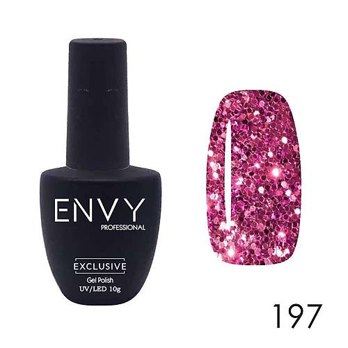 Envy Kalc Oje Exclusive Parlak Simli Pembe 10gr No:197