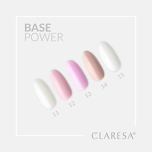 Claresa Renkli Power Base Coat Simli Beyaz 15 - 5g