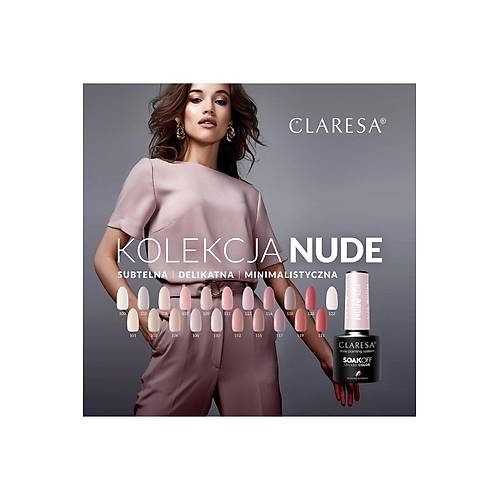 Claresa Kalc Oje Ak Pembe Nude 101 5g