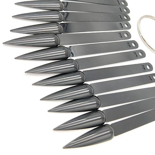 Kalc Oje Stiletto 50 li Renk Kartelas (Siyah)