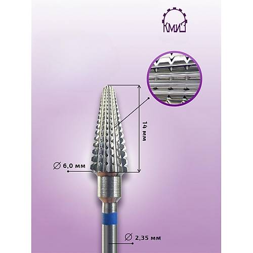 Kmiz �ift Y�n Manik�r ��karma �elik T�rp� Ucu Mavi Koni FKD-060C