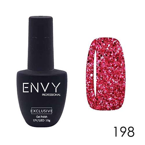Envy Kalc Oje Exclusive Parlak Simli Krmz 10gr No:198