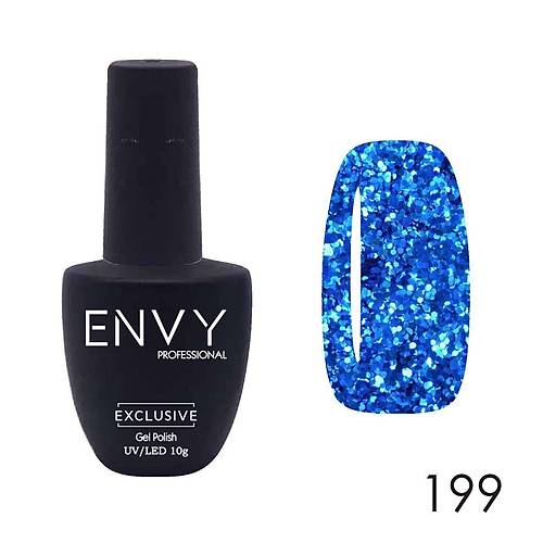Envy Kalc Oje Exclusive Parlak Simli Mavi 10gr No:199