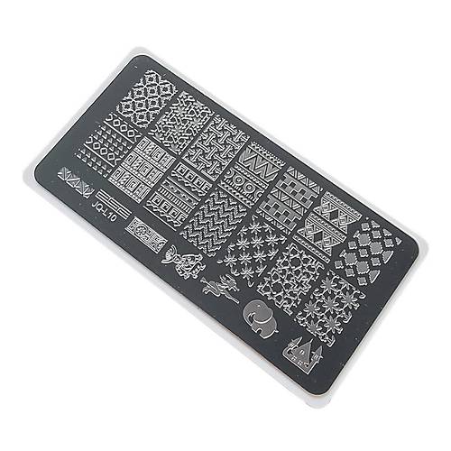 Nail Art Stamping Bask Plakas