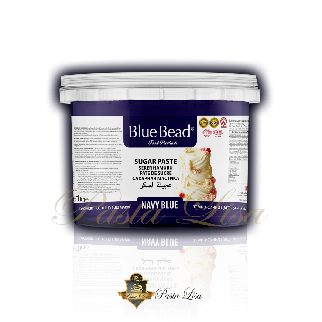 Blue Bead Şeker Hamuru 1kg - Lacivert