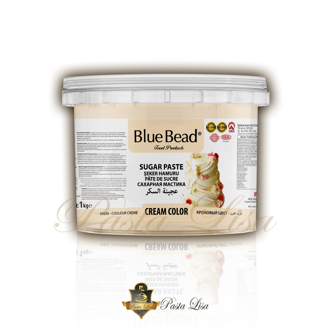 Blue Bead Şeker Hamuru 1kg - Krem