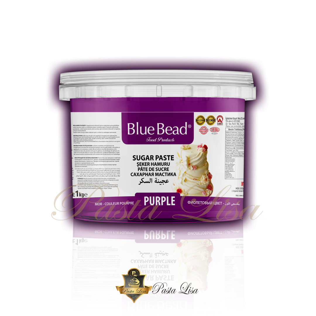 Blue Bead Şeker Hamuru 1kg - Mor