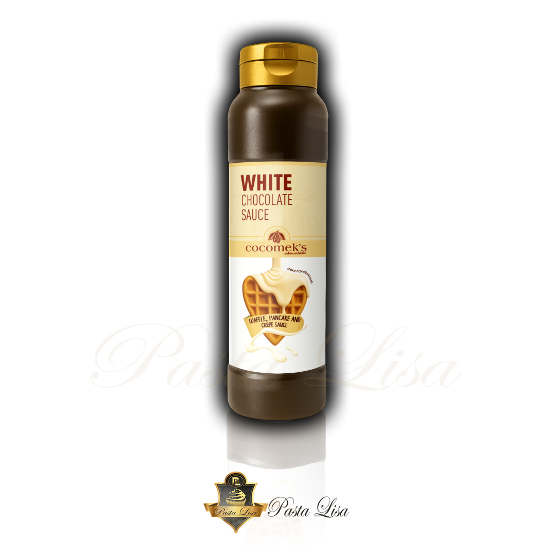 Cocomek's Waffle Krep Pankek Sosu 1kg - Beyaz Çikolata