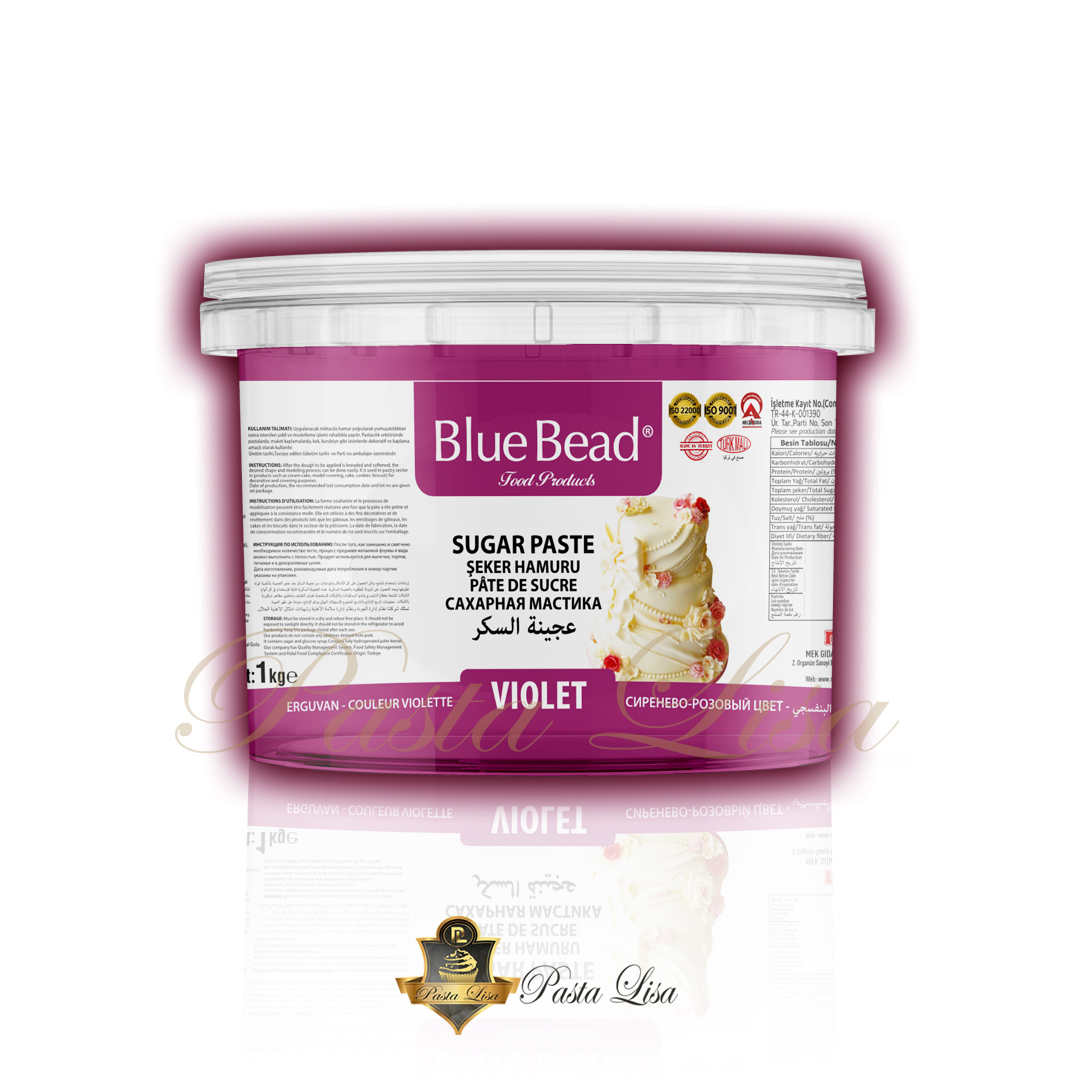 Blue Bead Şeker Hamuru 1kg - Menekşe (Violet)
