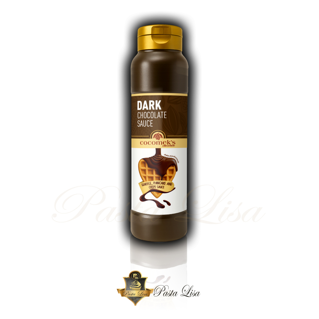 Cocomek's Waffle Krep Pankek Sosu 1kg - Bitter Çikolata
