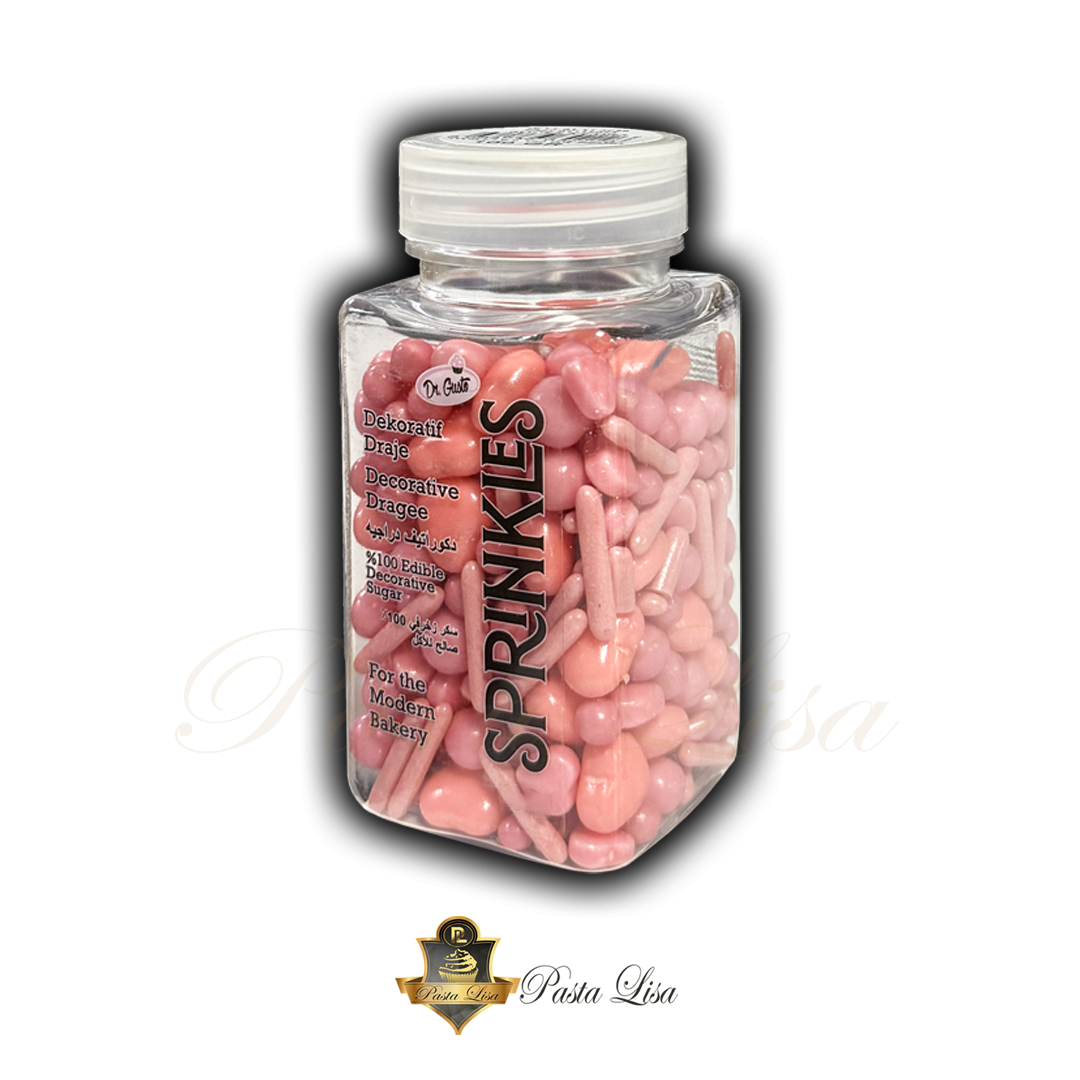 Dr.Gusto Twinkles Şeker 250gr - Pembe