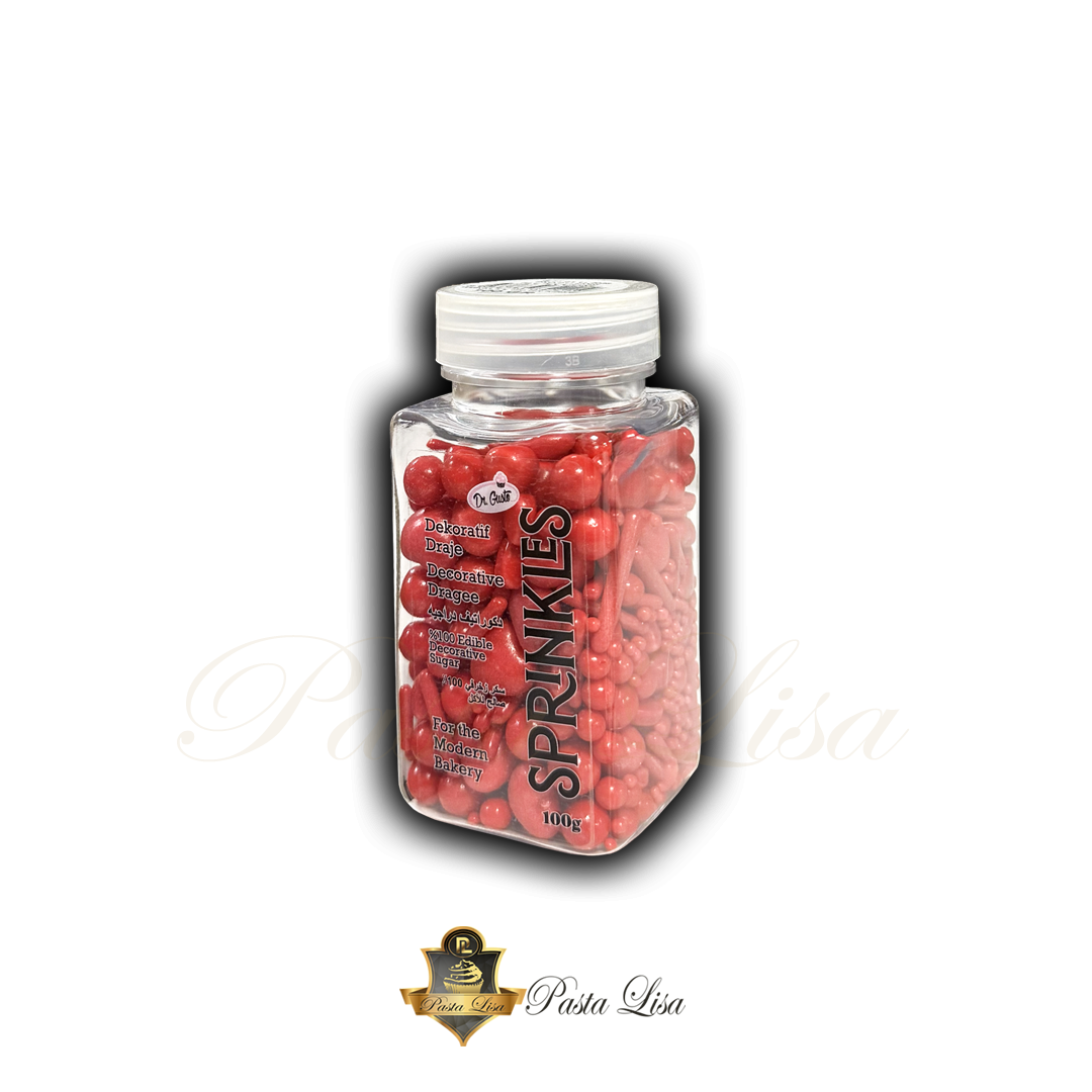 Dr.Gusto Twinkles Şeker 100gr - Kırmızı