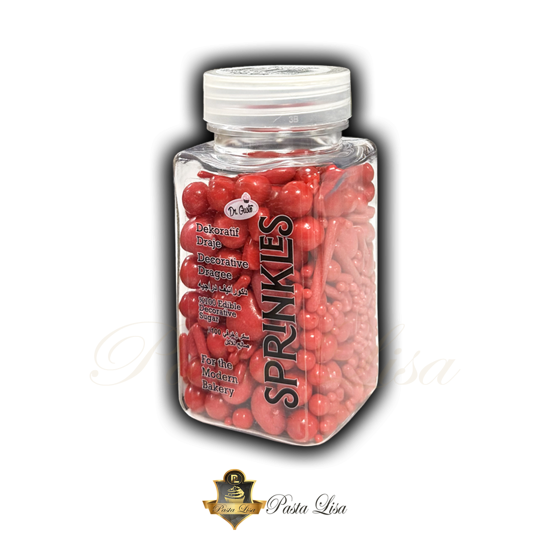 Dr.Gusto Twinkles Şeker 250gr - Kırmızı