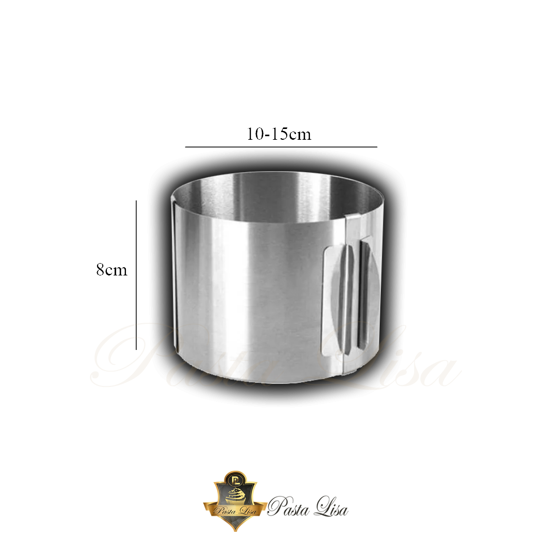 Ayarlı Yuvarlak Kek Kalıbı (Yükseklik:8cm)