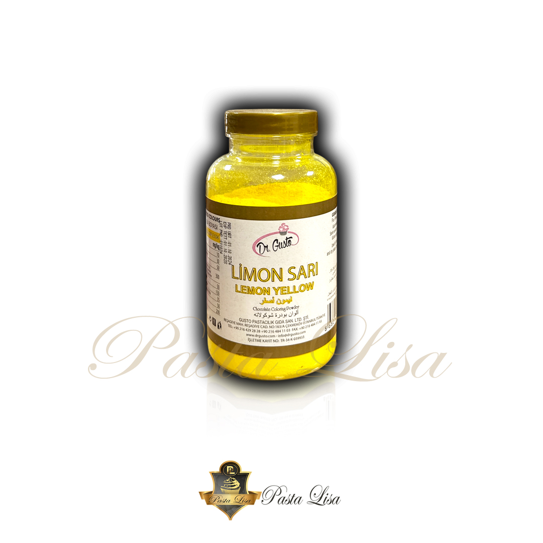 Dr.Gusto Yağ Bazlı Toz Boya 100gr - Limon Sarı