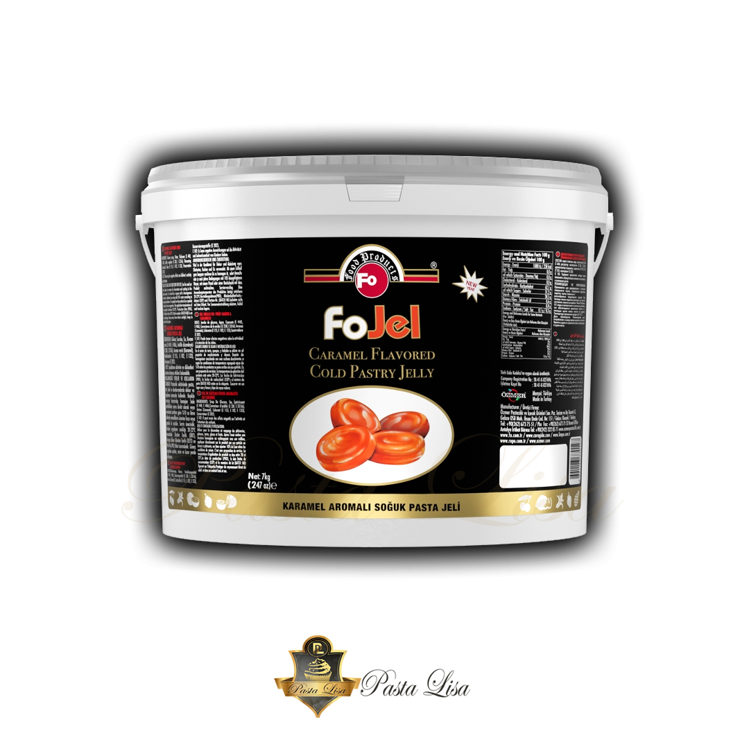 Fo Karamel Aromalı Soğuk Pasta Jeli 7kg