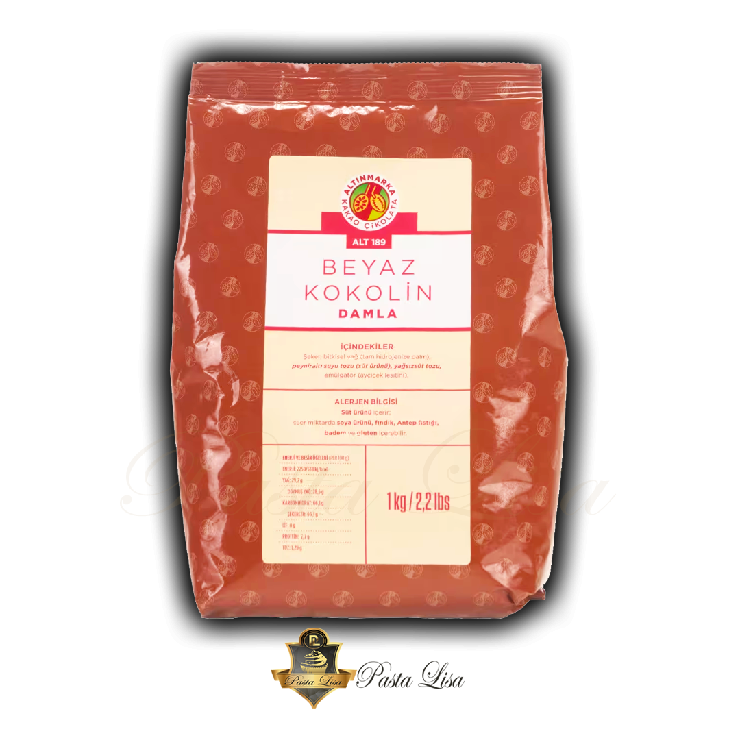 Altınmarka Damla Drop Kokolin 1kg - Beyaz
