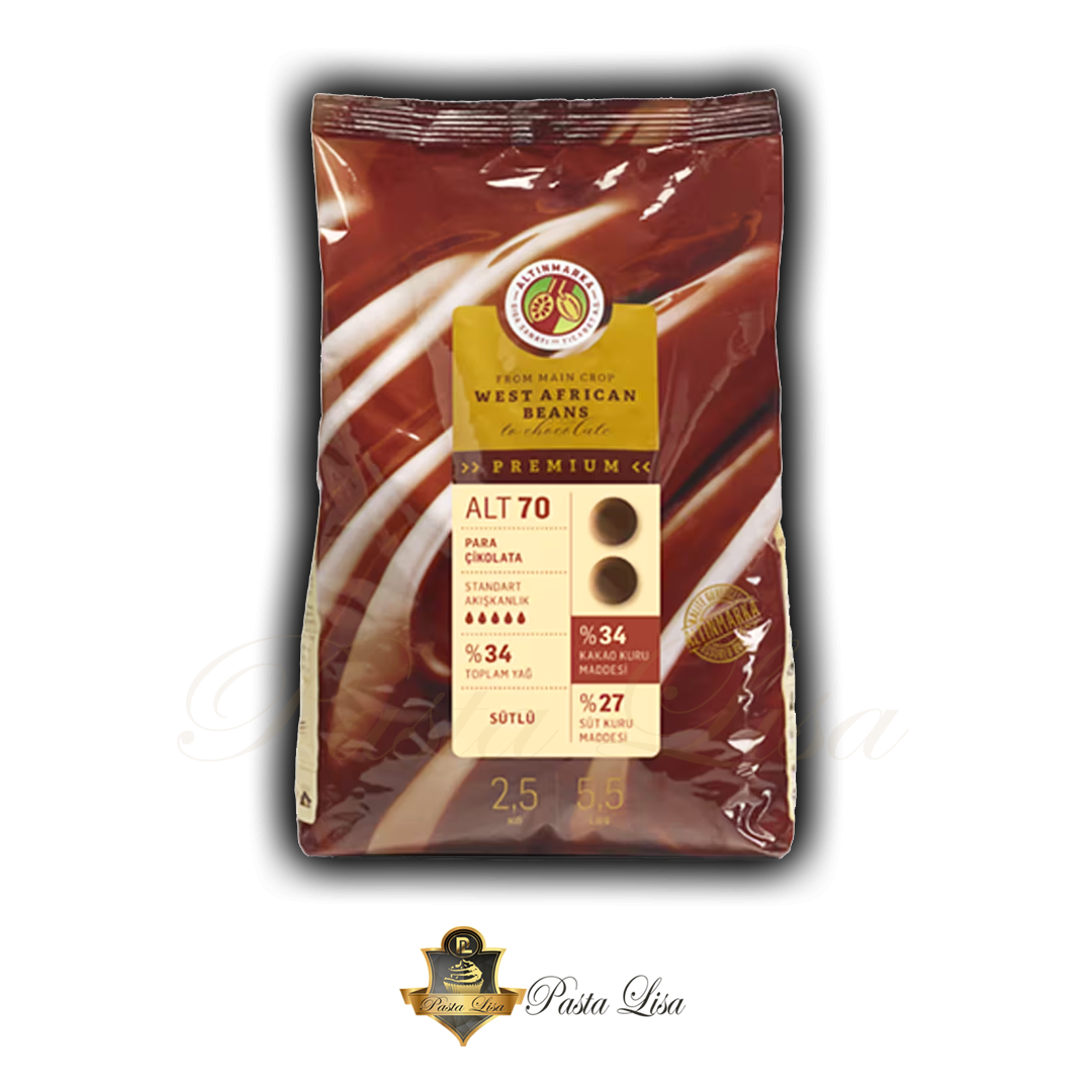 Altınmarka Premium Sütlü Para (Pul) Çikolata 2,5 Kg