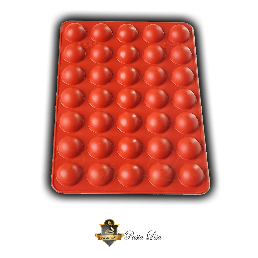 35'li Yarım Küre Silikon Kalıp (3 cm)