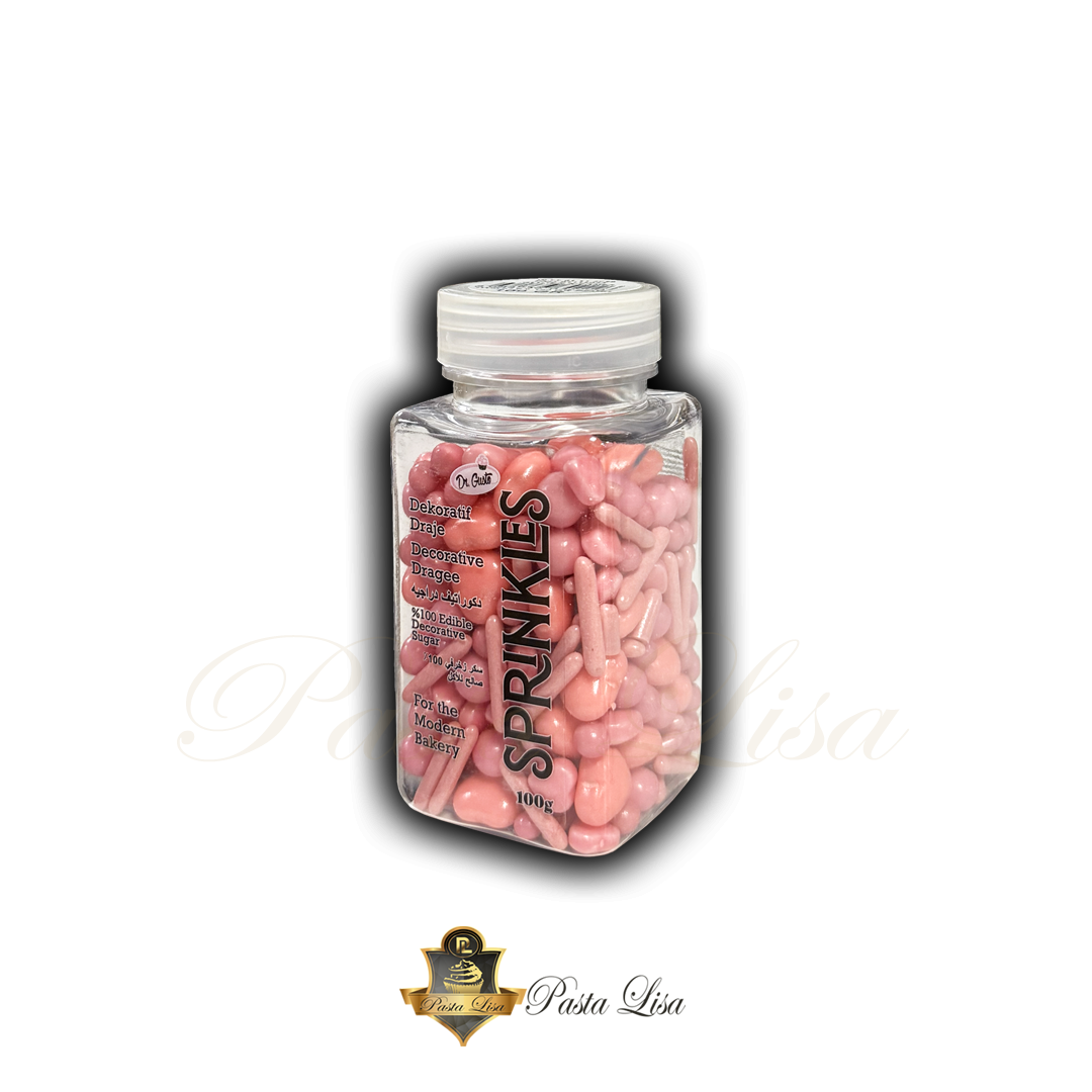 Dr.Gusto Twinkles Şeker 100gr - Pembe