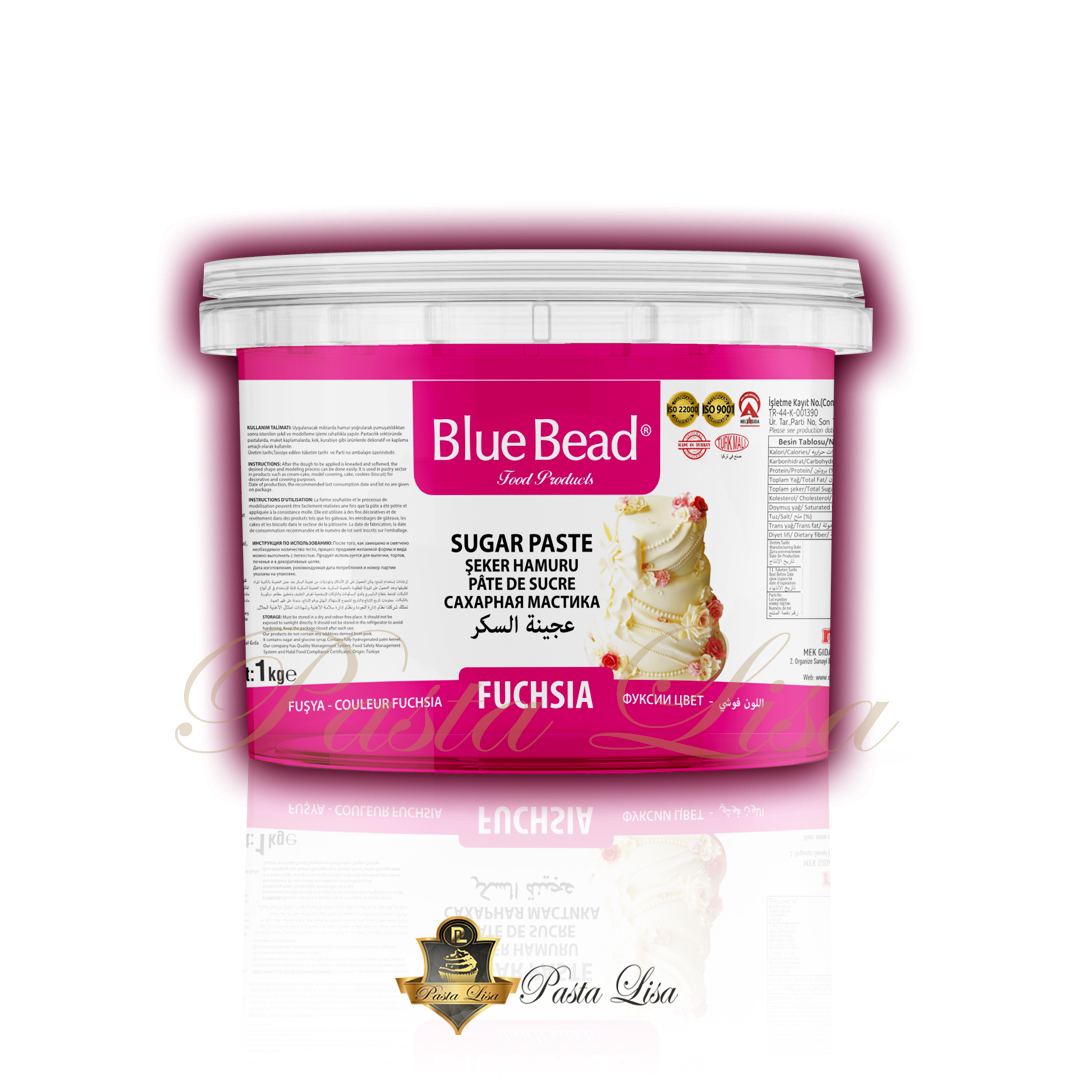 Blue Bead Şeker Hamuru 1kg - Fuşya
