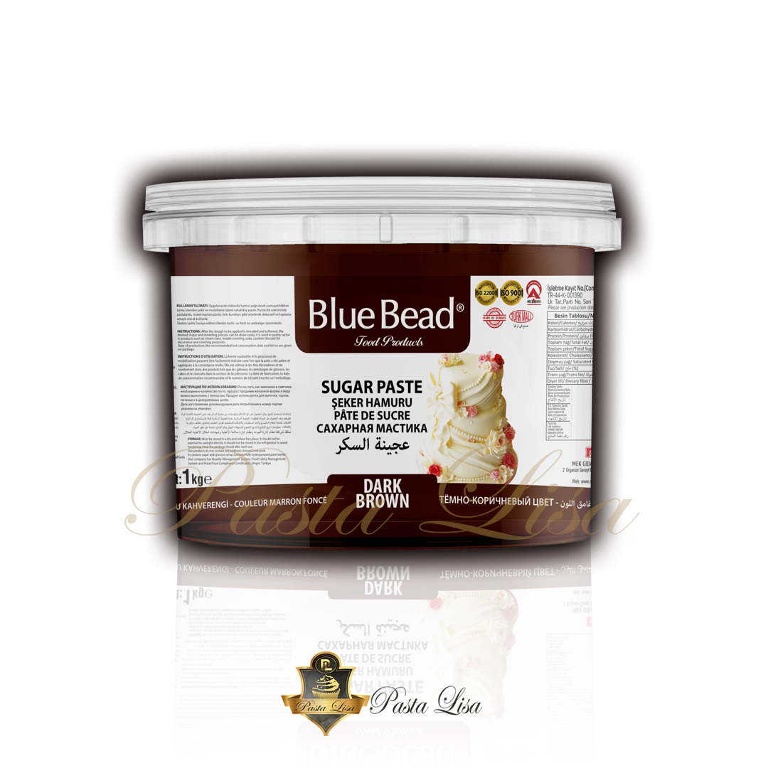 Blue Bead Şeker Hamuru 1kg - Kahverengi (Koyu Ton)