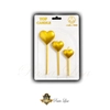 Kalp �ekilli �ubuk Pasta Mumu 3�l� Set