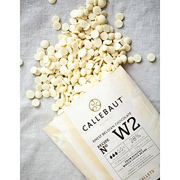 Callebaut Beyaz W2 Pul ikolata 1kg. (Blnm)