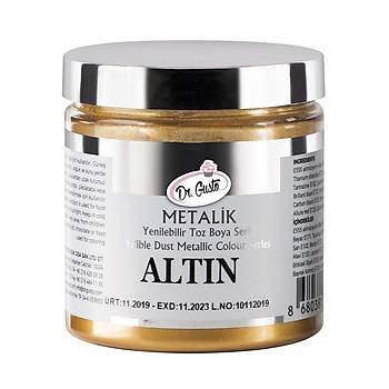 Dr.Gusto Yenilebilir Metalik Toz Boya 50gr - Altn