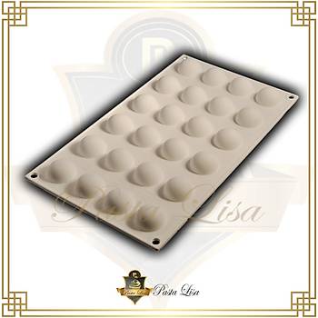 Silikon Kalp - 24'li Yarm Kre (3cm)