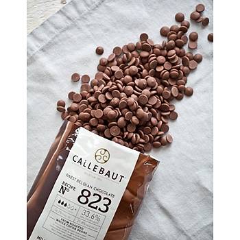 Callebaut Sütlü 823 Pul Çikolata 1kg (Bölünmüş)