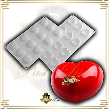 Ocean Pearl Profesyonel Silikon Kek Pasta Kalb