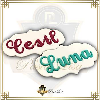 Cesil Luna Byk Harf Alfabe Seti