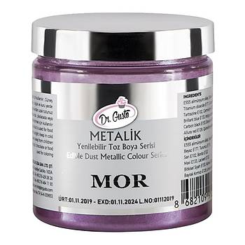 Dr.Gusto Yenilebilir Metalik Toz Boya 50gr - Mor