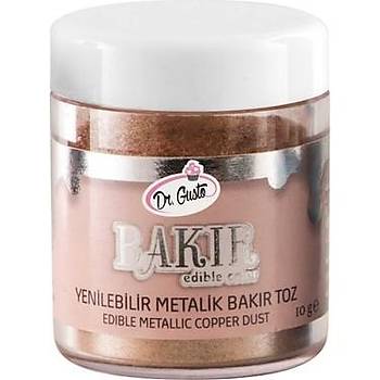 Dr.Gusto Yenilebilir Metalik Toz Boya 10gr - Bakr