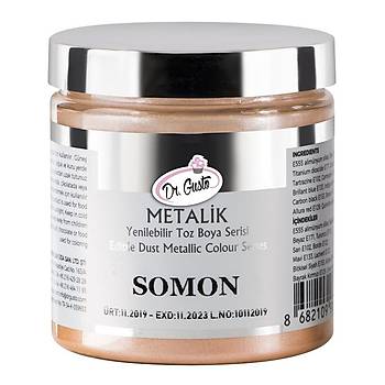 Dr.Gusto Yenilebilir Metalik Toz Boya 50gr - Somon