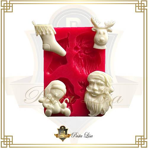 Silikon Kalıp - Dörtlü Yılbaşı Set