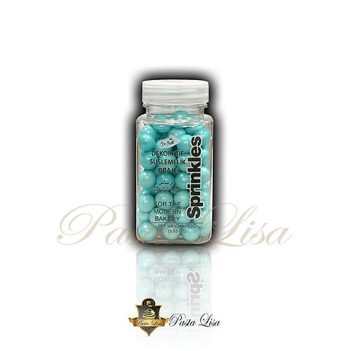 Dr.Gusto 10mm Boncuk eker (Sprinkles) & Draje 100gr - Bebe Mavi