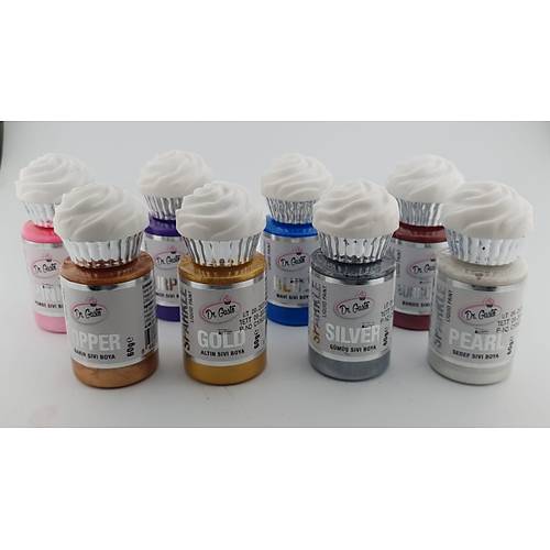 DR.GUSTO SPARKLE Simli Likit Boya 60gr - Altn