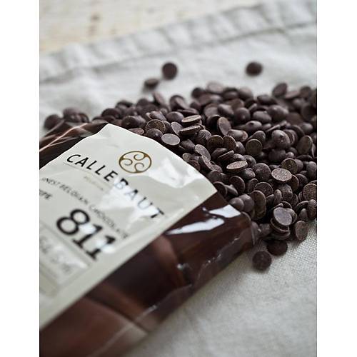 Callebaut Bitter 811 (%54,5) Pul Çikolata 1kg. (Bölünmüş)