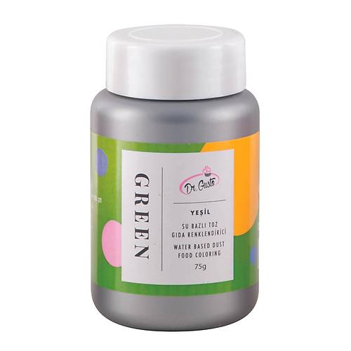 Dr.Gusto Su Bazl Toz Boya 75gr - Yeil