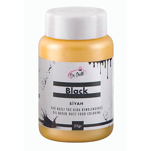 Dr.Gusto Ya Bazl Toz Boya 25gr - Siyah