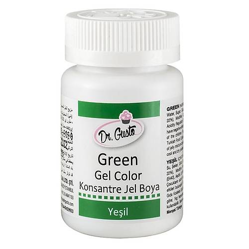 Dr.Gusto Jel Gıda Boyası (şişe) 100gr - Yeşil