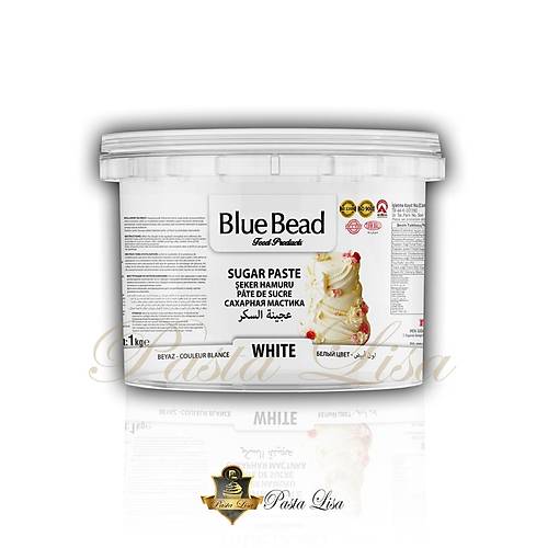 Blue Bead �eker Hamuru 1kg - Beyaz