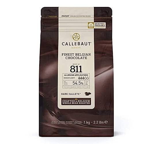 Callebaut Bitter 811 (%54,5) Pul Çikolata 1kg